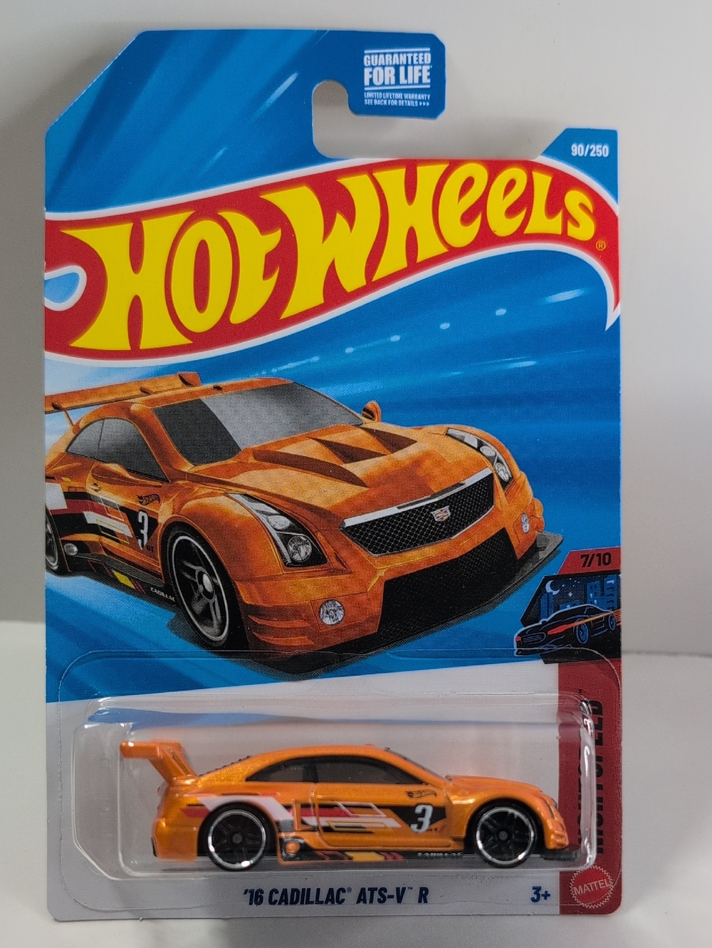 Hot Wheels 2016 Cadillac ATS-V R Night Speed Case E Mattel NEW Ships In Box